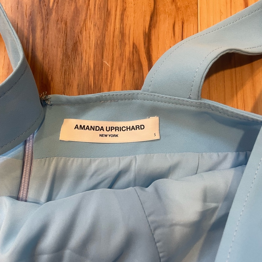 Amanda Uprichard Light Blue Mini Dress - Picture 2 of 3